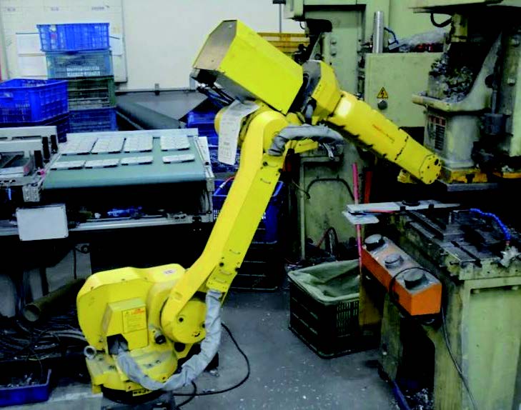 Robot hole punching